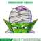 Piccolo Peeker Embroidery Design, Dragonball Embroidery, Embroidery File, Anime Embroidery, Anime shirt,Digital download.jpg