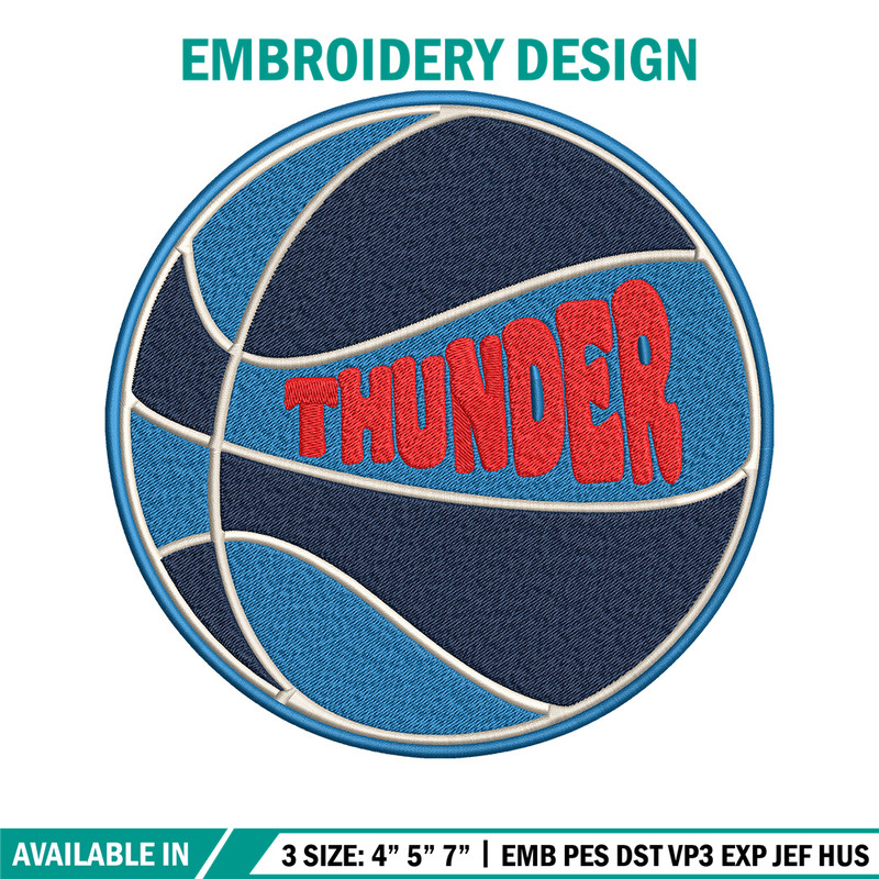 Oklahoma Thunder logo embroidery design,NBA embroidery, Sport embroidery, Embroidery design, Logo sport embroidery..jpg