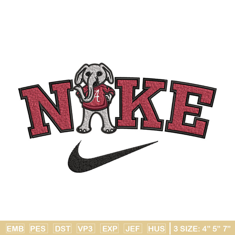 Alabama Crimson Tide embroidery design, NCAA embroidery, Nike design, Embroidery file,Embroidery shirt,Digital download.jpg