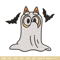 Bingo Ghost Halloween Embroidery design, Halloween Embroidery, cartoon design, Embroidery File, Digital download..jpg