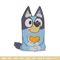 Bluey Embroidery, Bluey Cartoon Embroidery, cartoon Embroidery, Embroidery File, cartoon shirt, digital download..jpg