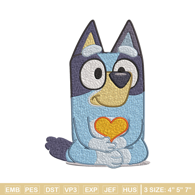 Bluey Embroidery, Bluey Cartoon Embroidery, cartoon Embroidery, Embroidery File, cartoon shirt, digital download..jpg