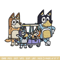 Bluey family embroidery design, Bluey Embroidery, Embroidery File, cartoon design, cartoon shirt, Digital download..jpg