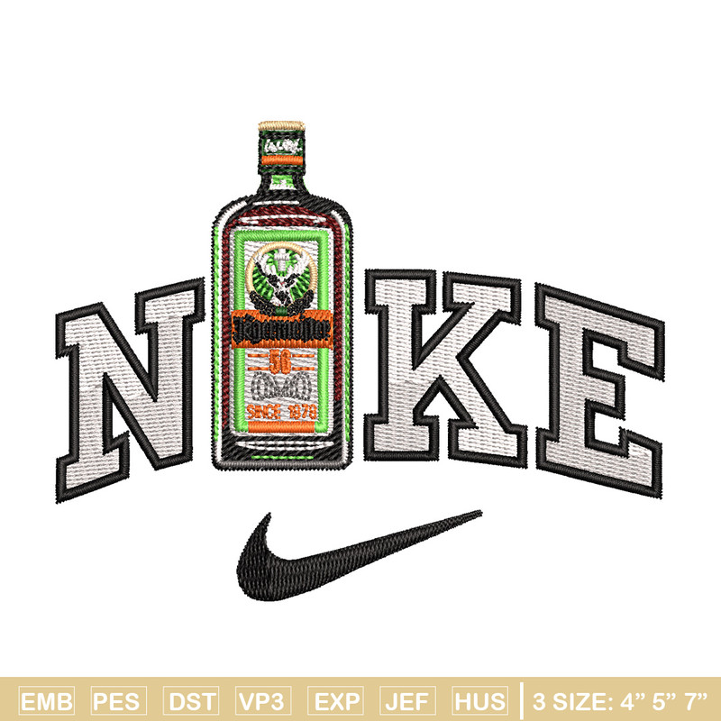 Bottle x nike embroidery design, Nike embroidery, Embroidery file, Embroidery shirt, Nike design, Digital download.jpg