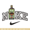 Bottle x nike logo embroidery design, Nike embroidery, Embroidery file, Embroidery shirt, Nike design, Digital download.jpg