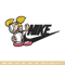 Bubbles cartoon Nike Embroidery design, Bubbles cartoon Embroidery, Nike design, Embroidery file, Instant download..jpg
