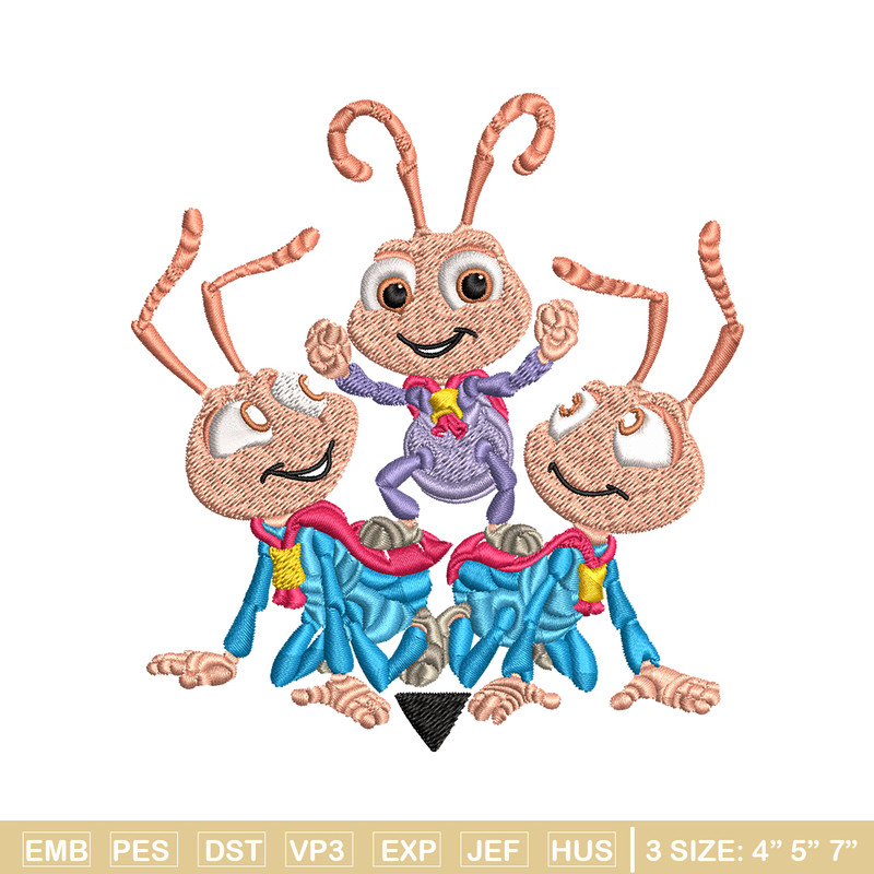 Bug's Life logo Embroidery design, Bug's Life logo Embroidery, cartoon design, Embroidery File, Digital download..jpg