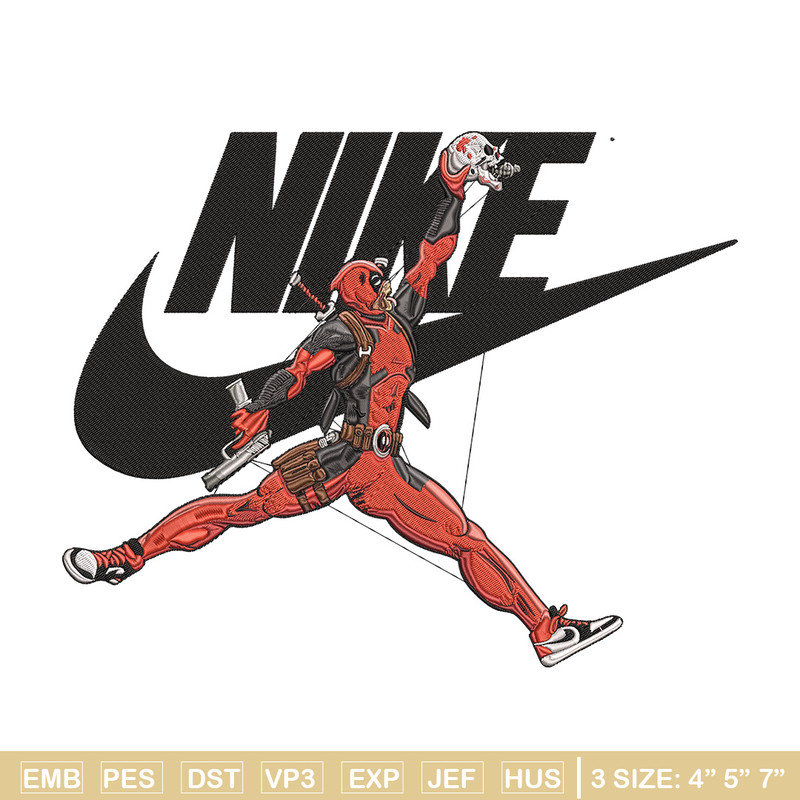 Deadpool nike Embroidery Design, Deadpool Embroidery, Embroidery File,Nike Embroidery, Anime shirt, Digital download.jpg