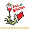 Drink up grinches embroidery design, Grinch embroidery,Chrismas design,Embroidery shirt,Embroidery file,Digital download.jpg