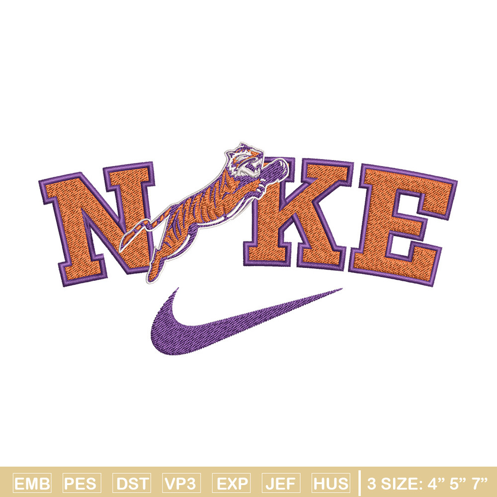 Edward Waters Tigers embroidery design, Sport embroidery, Nike design, Embroidery file,Embroidery shirt,Digital download.jpg