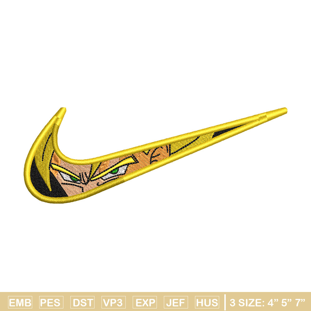Goku ss eyes Nike embroidery design, Dragon Ball embroidery, nike design, anime design, anime shirt, Digital download.jpg