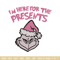 Grinch Im here Embroidery Design, Grinch Embroidery, Embroidery File, Chrismas Embroidery, Anime shirt, Digital download.jpg