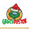 Grinch postor Christmas Embroidery design, Grinch christmas Embroidery, Grinch design, Embroidery file, Instant download.jpg