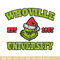 Grinch Whoville University Christmas Embroidery design, Grinch Christmas Embroidery, logo design, Digital download..jpg