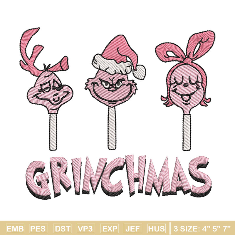 Grinchmas embroidery design, Grinch embroidery, Chrismas design, Embroidery shirt, Embroidery file, Digital download.jpg