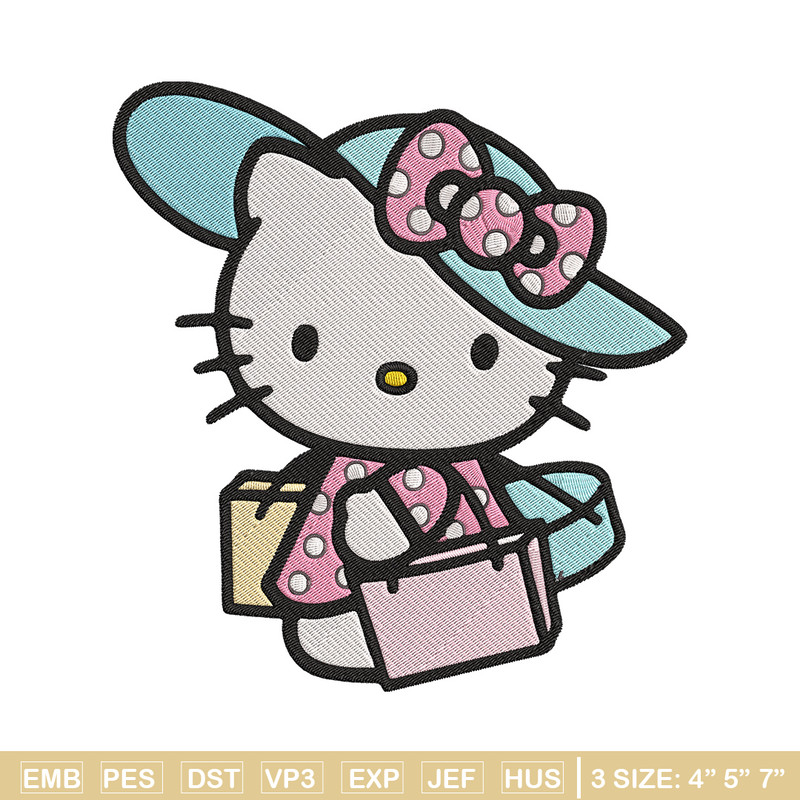 Hello kitty shopping Embroidery Design, Hello kitty Embroidery, Embroidery File, Anime Embroidery, Digital download.jpg