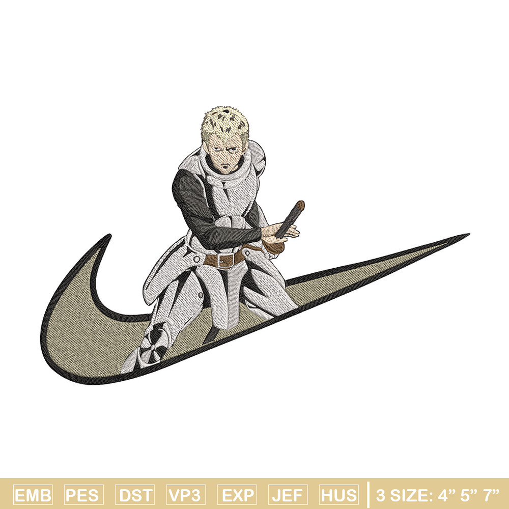 Iaian x nike Embroidery Design, One punch man Embroidery, Embroidery File, Nike Embroidery, Anime shirt,Digital download.jpg