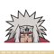 Jiraiya Peeker Embroidery Design, Naruto Embroidery, Embroidery File, Anime Embroidery, Anime shirt, Digital download.jpg