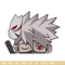 Kakashi Peeker Embroidery Design, Naruto Embroidery, Embroidery File, Anime Embroidery, Anime shirt, Digital download..jpg