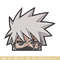 Kakashi Peeker Embroidery Design, Naruto Embroidery, Embroidery File, Anime Embroidery, Anime shirt, Digital download.jpg
