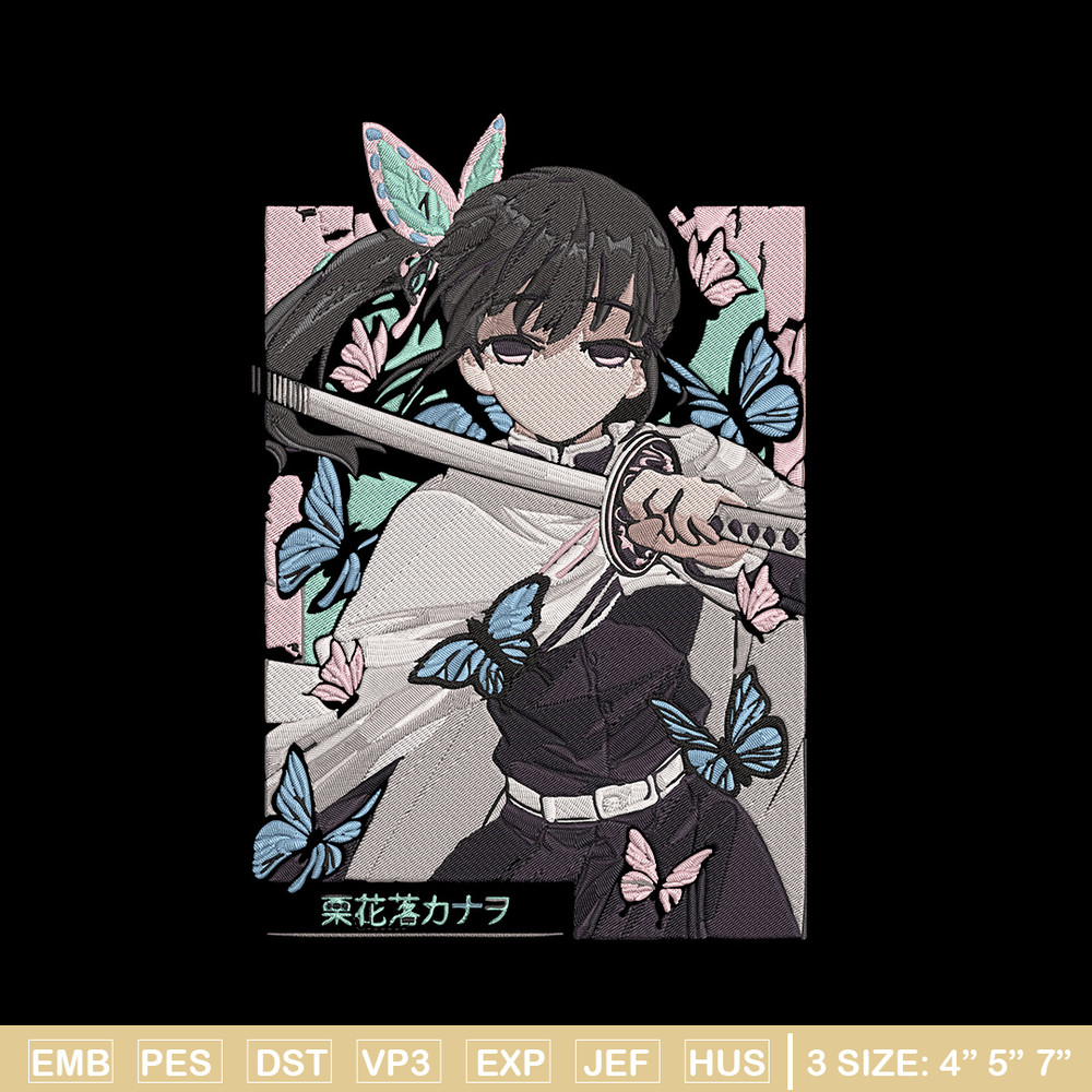 Kanao poster Embroidery Design, Demon slayer Embroidery, Embroidery File, Anime Embroidery, Digital download..jpg