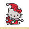 Kitty chrismas Embroidery Design, Kitty Embroidery, Embroidery File, Chrismas Embroidery, Anime shirt, Digital download.jpg
