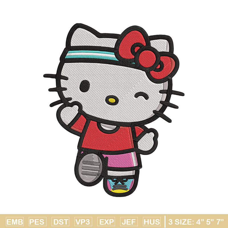Kitty cute Embroidery Design, Hello kitty Embroidery, Embroidery File, Anime Embroidery, Anime shirt, Digital download.jpg