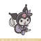 Kuromi Embroidery Design, Hello kitty Embroidery, Embroidery File,Anime Embroidery, Anime shirt, Digital download.jpg