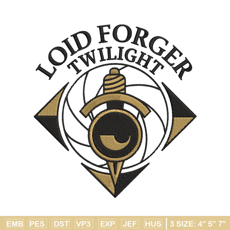 Loid forger Embroidery Design, Spy x family Embroidery, Embroidery File,Anime Embroidery, Anime shirt, Digital download.jpg