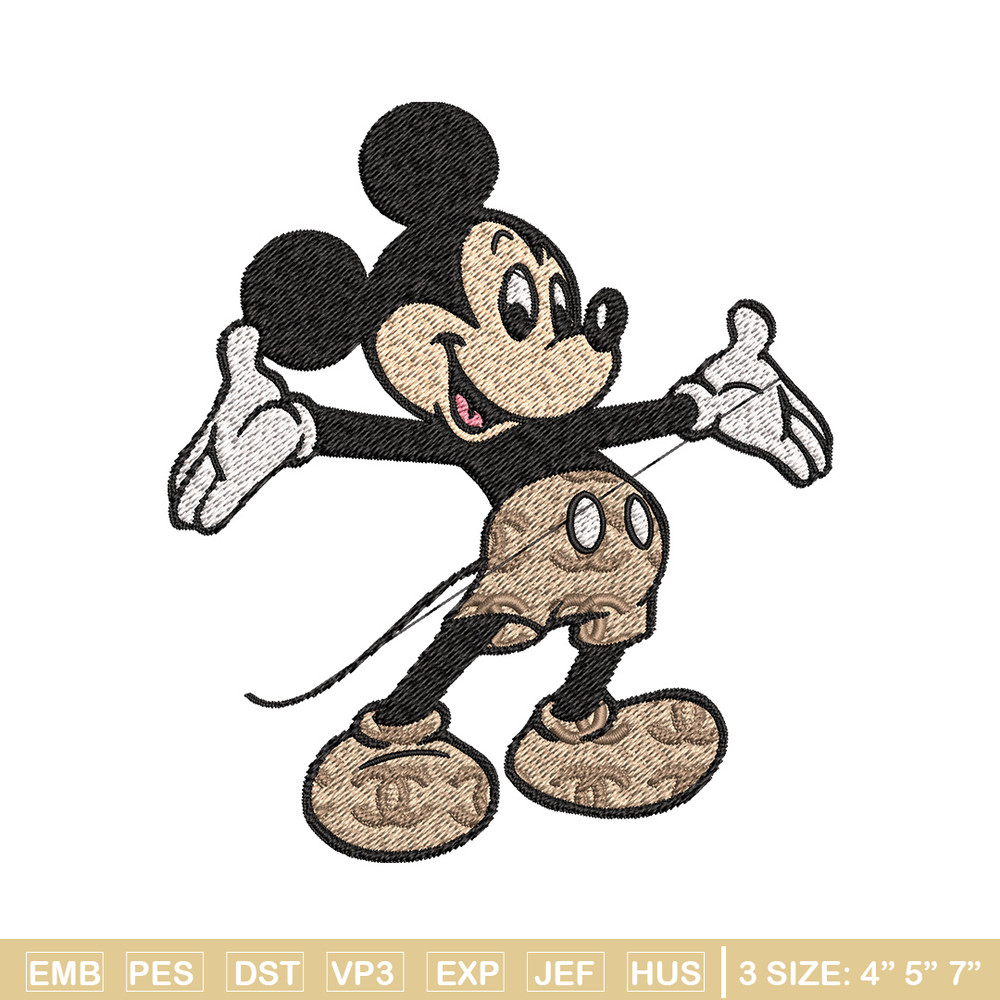 Mickey happy Embroidery Design, Gucci Embroidery, Brand Embroidery, Embroidery File, Logo shirt, Digital download.jpg