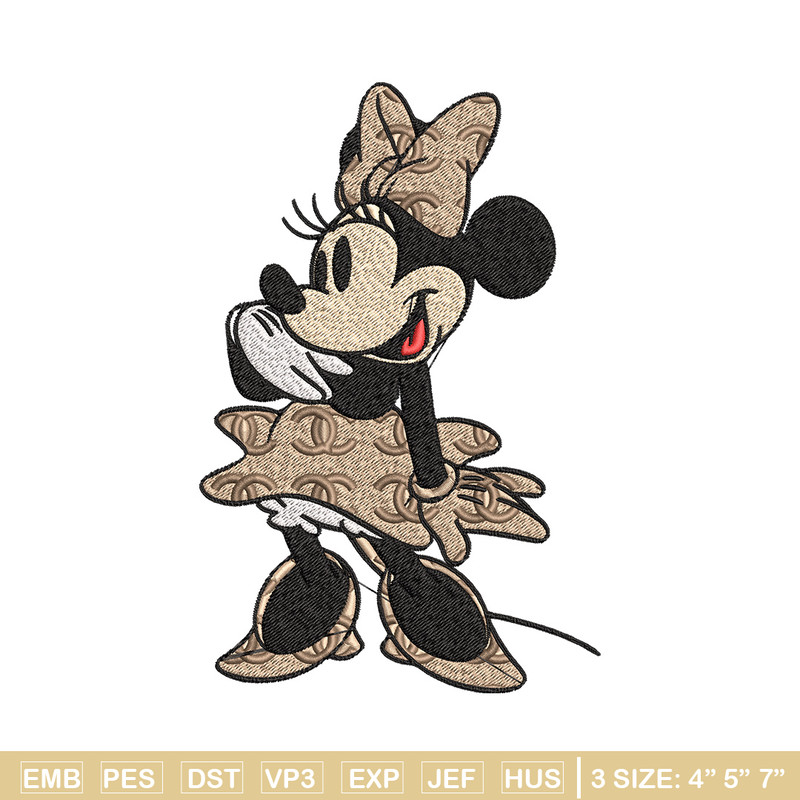Minnie fun gucci Embroidery Design, Gucci Embroidery, Brand Embroidery, Logo shirt, Embroidery File, Digital download.jpg