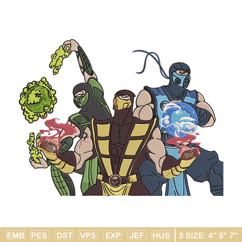 Mortal Kombat Ninja Embroidery Design, Mortal Embroidery, Embroidery File, Anime Embroidery,Anime shirt,Digital download.jpg