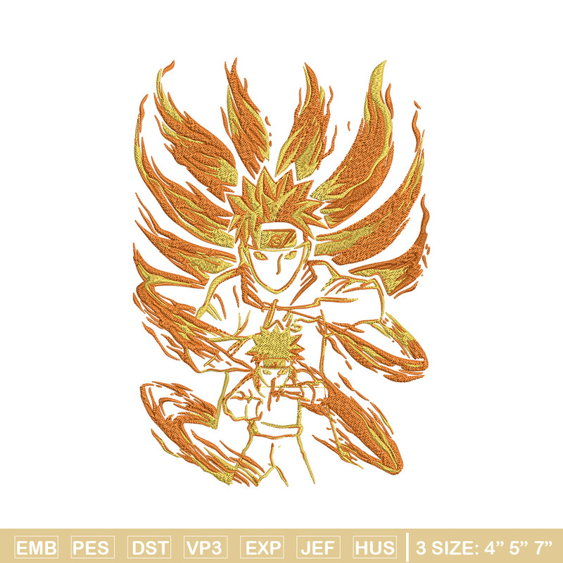 Naruto kyuubi Embroidery Design, Naruto Embroidery, Embroidery File, Anime Embroidery, Anime shirt, Digital download.jpg