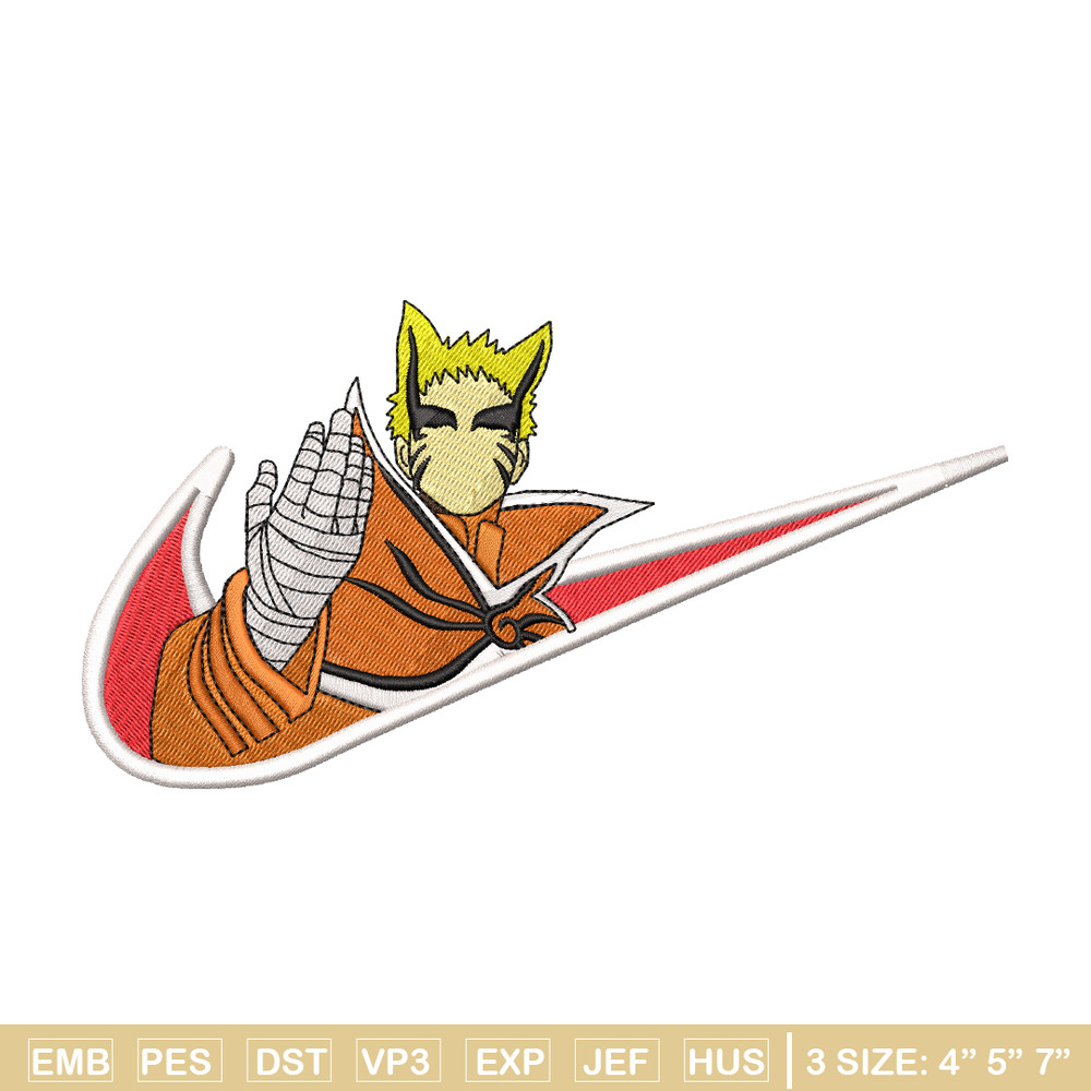 Naruto Nike embroidery design, Naruto anime embroidery, Nike design, anime design, anime shirt, Digital download.jpg