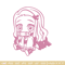 Nezuko chibi Embroidery Design, Demon slayer Embroidery, Embroidery File, Anime Embroidery, Digital download..jpg