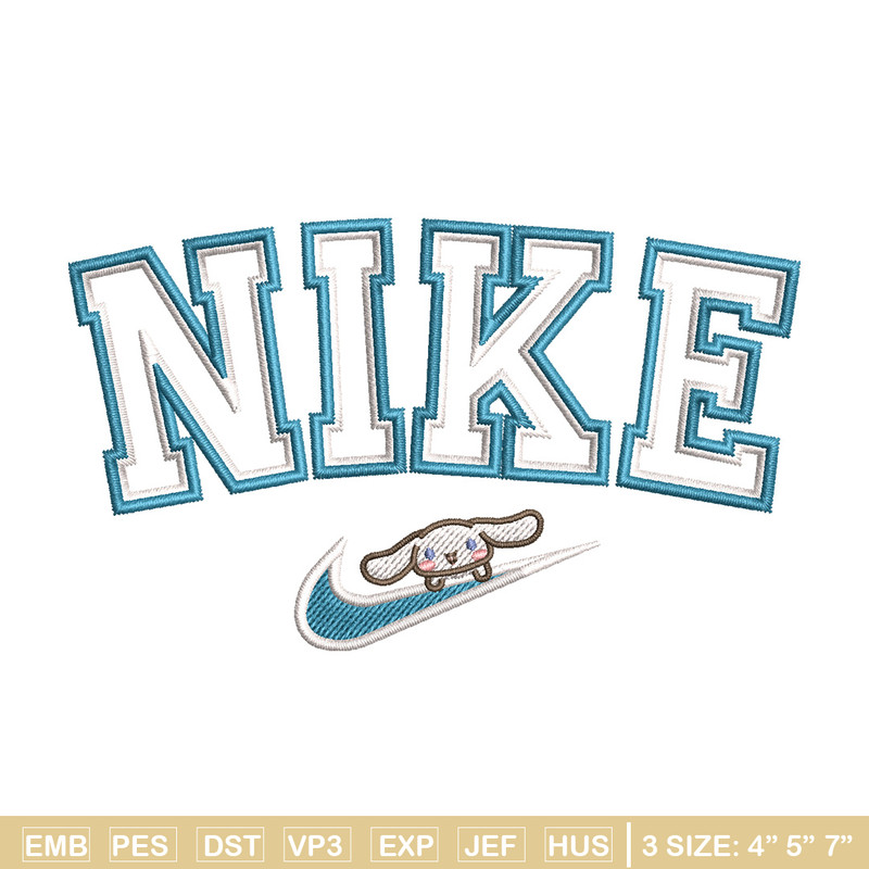 Nike bunny cute embroidery design, Bunny embroidery, Nike design,Embroidery shirt, Embroidery file, Digital download.jpg