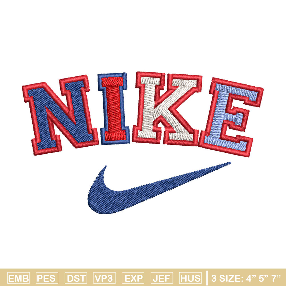 Nike color Embroidery Design, Brand Embroidery, Nike Embroidery, Embroidery File, Logo shirt, Digital download.jpg