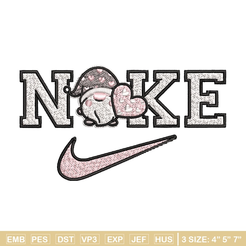 Nike gnomes Embroidery Design, Chrismas Embroidery, Nike Embroidery, Embroidery File, Logo shirt, Digital download.jpg
