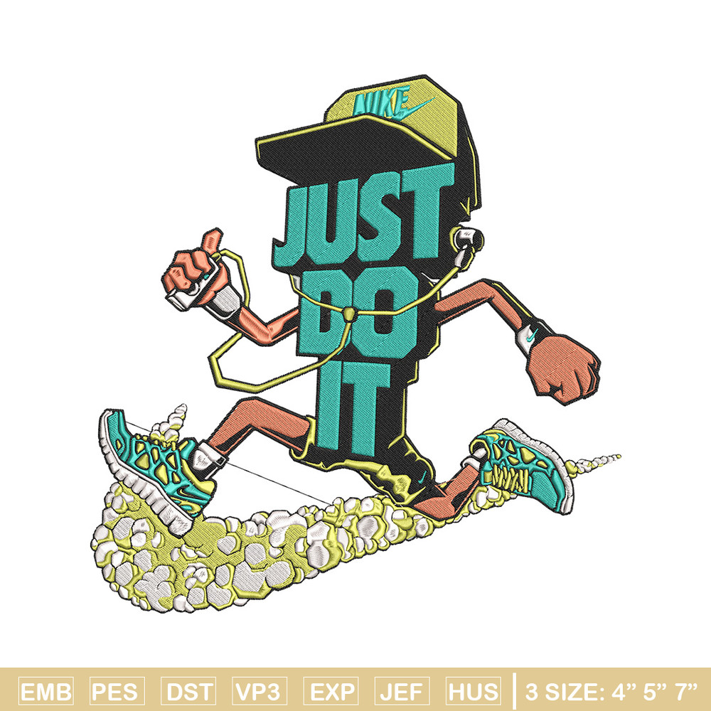 Nike just do it Embroidery Design, Logo Embroidery, Embroidery File, Nike Embroidery, Anime shirt, Digital download.jpg
