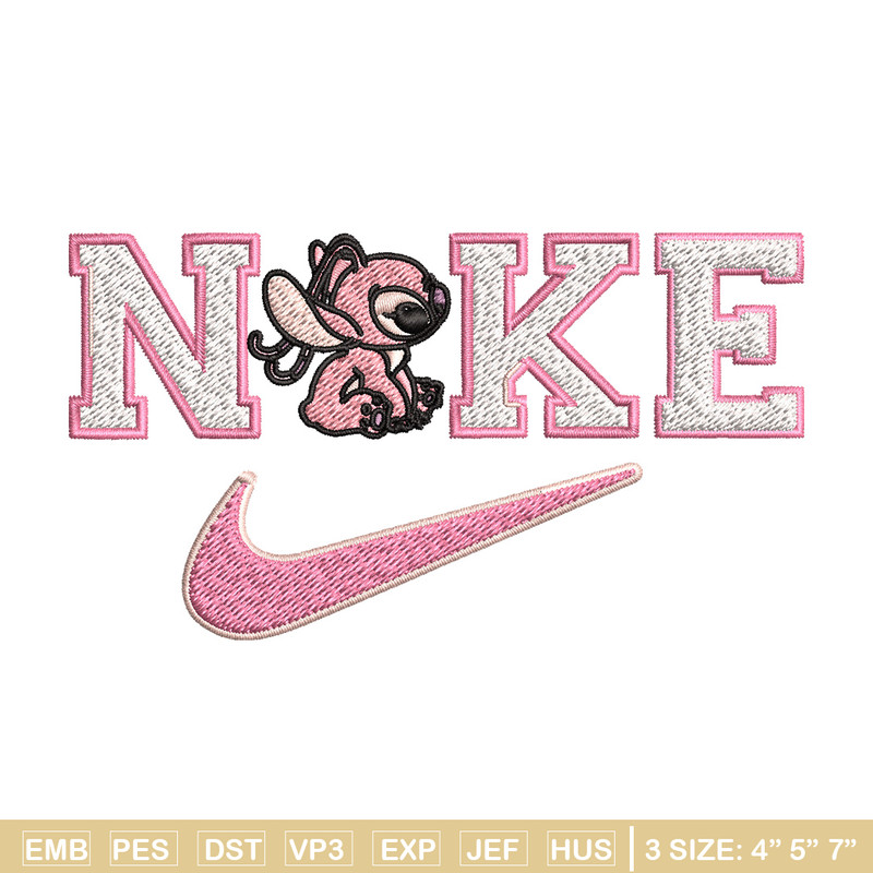Nike pink stitch Embroidery Design, Stitch Embroidery, Nike Embroidery, Embroidery File, Logo shirt, Digital download.jpg