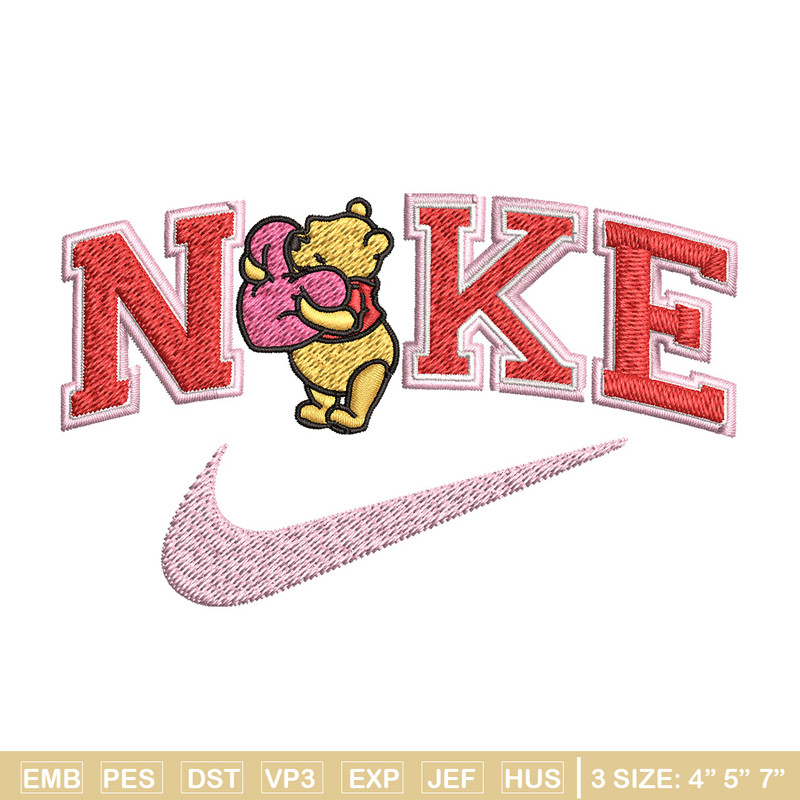 Nike pooh Embroidery Design, Pooh Embroidery, Nike Embroidery, Embroidery File, Logo shirt, Digital download.jpg