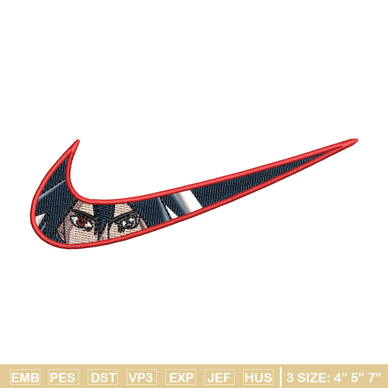 Nike sasuke eyes embroidery design, Naruto embroidery, Nike design, Embroidery shirt, Embroidery file, Digital download.jpg