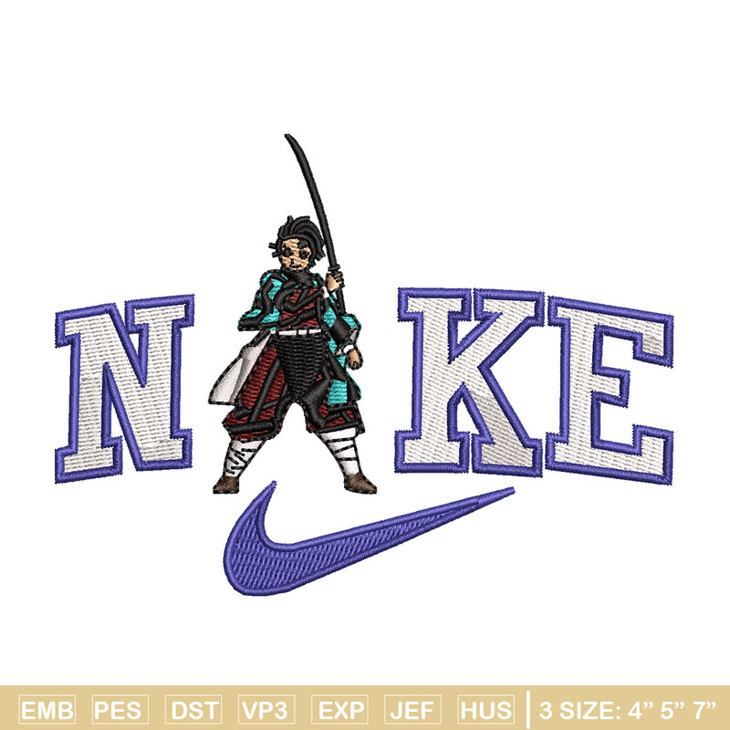 Nike tanjiro embroidery design, Tanjiro embroidery, Nike design, Embroidery shirt, Embroidery file, Digital download.jpg