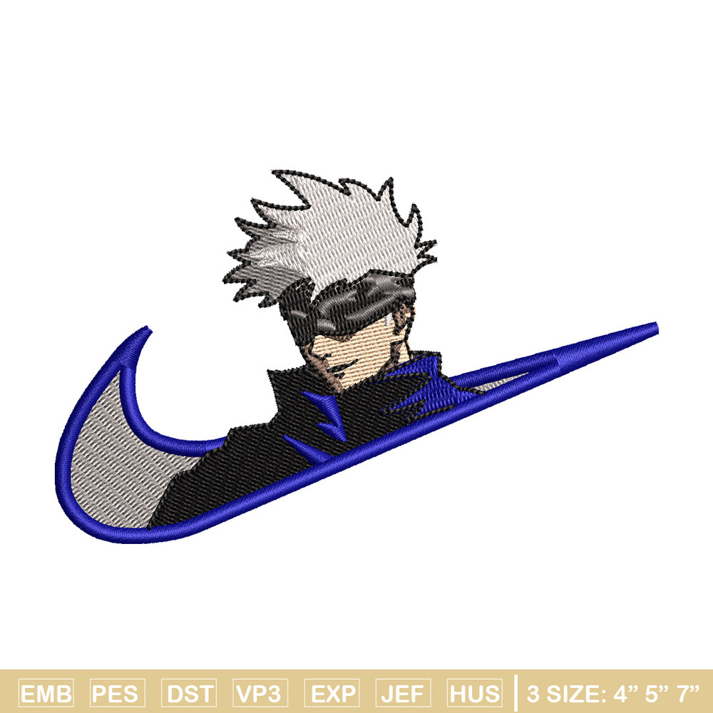 Nike x gojo embroidery design, Jujutsu embroidery, Nike design, Embroidery shirt, Embroidery file,Digital download.jpg