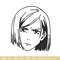 Nobara face Embroidery Design, Jujutsu Embroidery, Embroidery File, Anime Embroidery, Anime shirt, Digital download.jpg