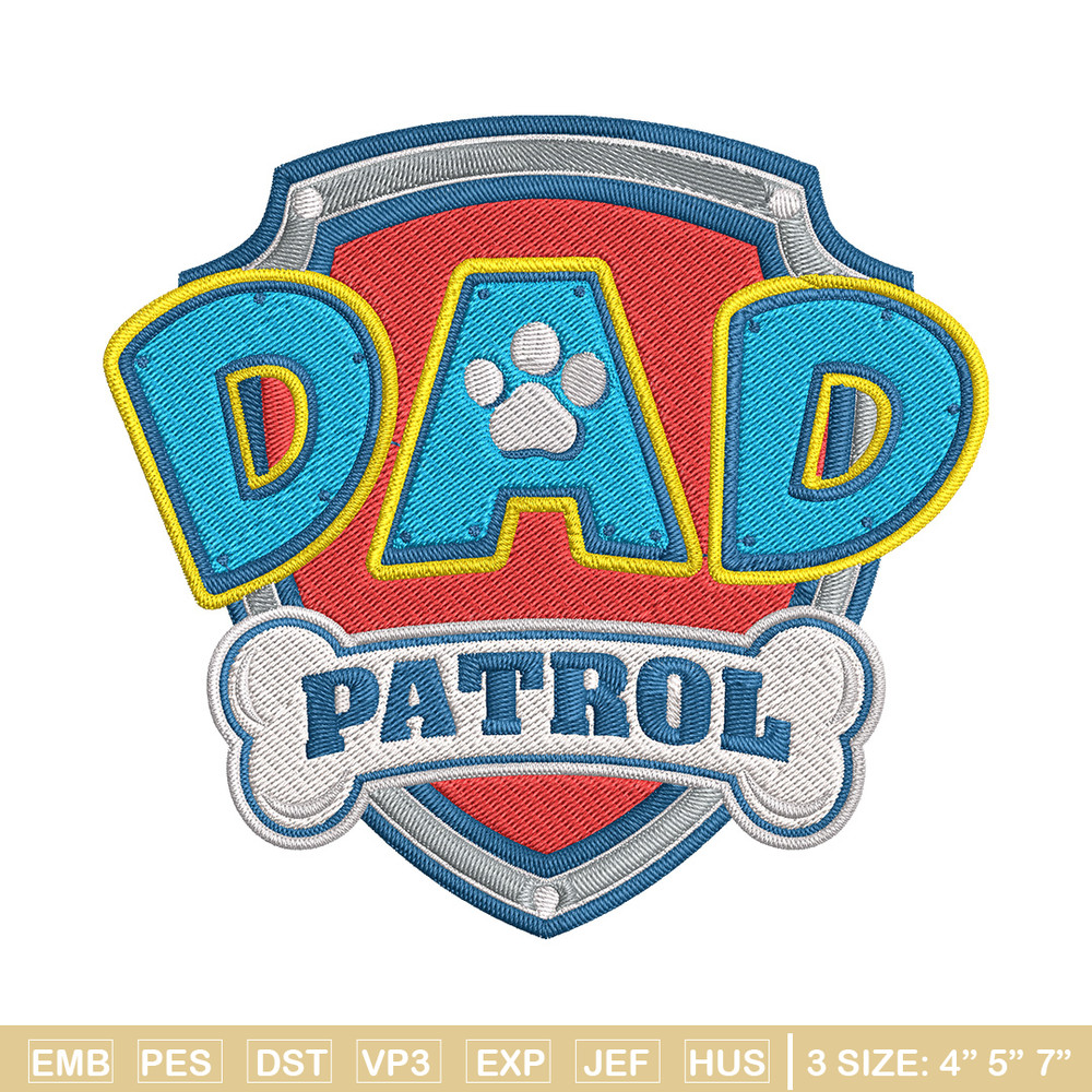 Paw Patrol logo Embroidery Design, Paw Patrol Embroidery, Embroidery File,Anime Embroidery, Anime shirt,Digital download.jpg