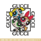Powerpuff girl gucci Embroidery design, logo Embroidery, cartoon design, Embroidery File, gucci logo, Instant download..jpg