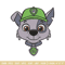 Rocky dog Embroidery Design, Paw patrol Embroidery, Embroidery File, Anime Embroidery, Anime shirt, Digital download..jpg