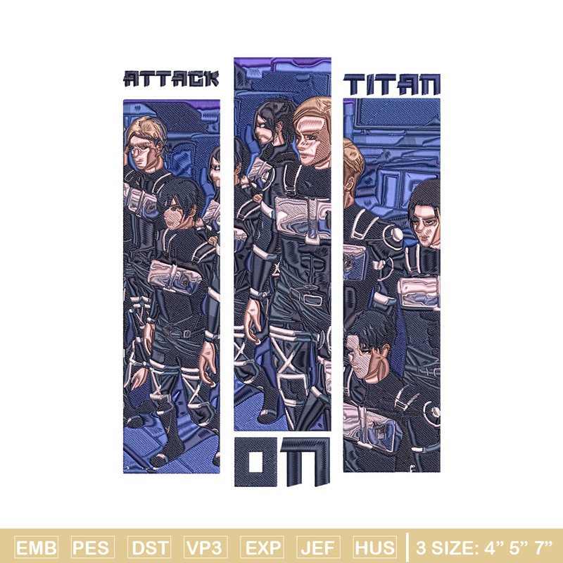 Sentinel Force Embroidery Design, Aot Embroidery, Embroidery File, Anime Embroidery, Anime shirt, Digital download.jpg