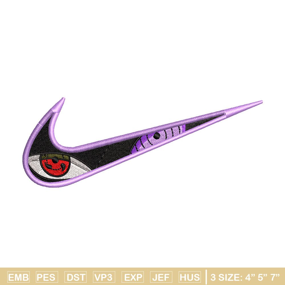 Sharingan Nike embroidery design, Naruto embroidery, Nike design, anime design, anime shirt, Digital download.jpg